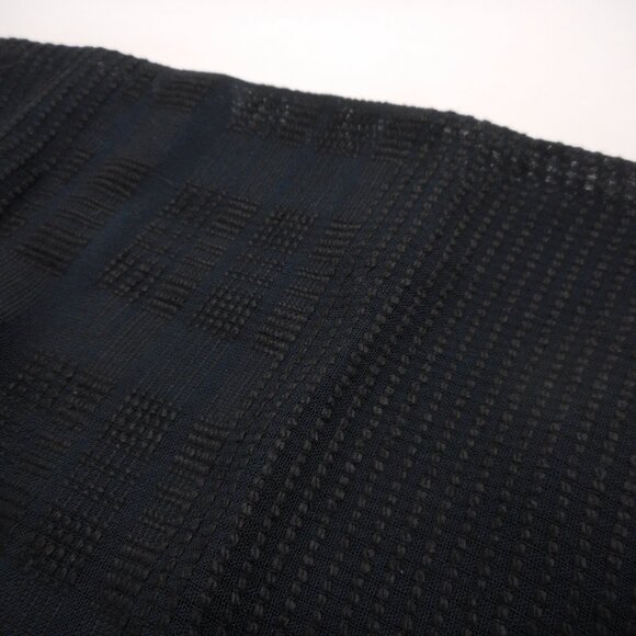 Liz Claiborne Women's Size 1X Fiji Tunic Top Black Textured 3/4 Sleeve NWT Vtg - Picture 10 of 11